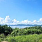 鳩間中森より西表島を望む