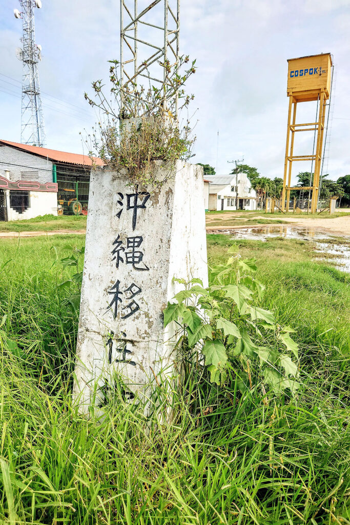 沖縄移住地の石碑